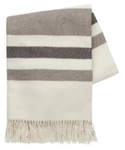 Lands Downunder THE HOME RIVERA CASHMERE THROW | BEIGE & TAUPE