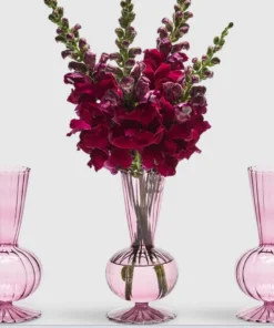 Kim Seybert TESS BUD VASE SET/3 LAVENDER