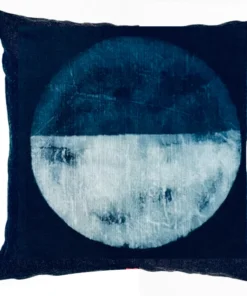 RO25 DENIM SPLIT 2 MOON PILLOW PILLOWS