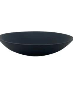 Nashi Home SERVING LUXE RESIN EVERYDAY BOWL BLACK LARGE