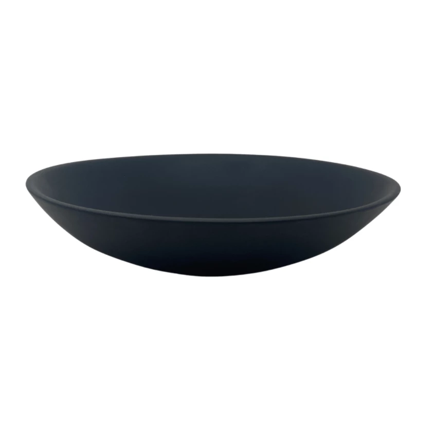 Nashi Home SERVING LUXE RESIN EVERYDAY BOWL BLACK LARGE 1 Nashi Home SERVING LUXE RESIN EVERYDAY BOWL BLACK LARGE