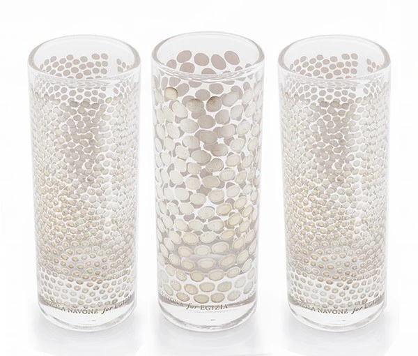 Arbiter DRINKWARE DOTTI VODKA SHOT GLASS SET 3 Arbiter DRINKWARE DOTTI VODKA SHOT GLASS SET