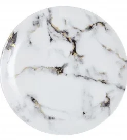 Kiyasa/Twig THE TABLE MARBLE VENICE FOG CANAPÈ PLATE SET
