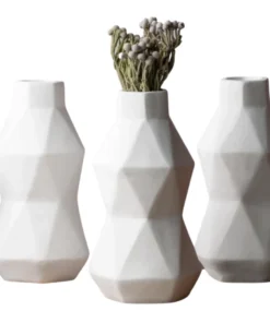 Gold Leaf ANGLE FORMED VASE THE HOME