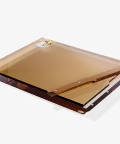 Apeloig Collection JUDAICA ENGRAVED SOLID ACRYLIC CHALLAH BOARDS