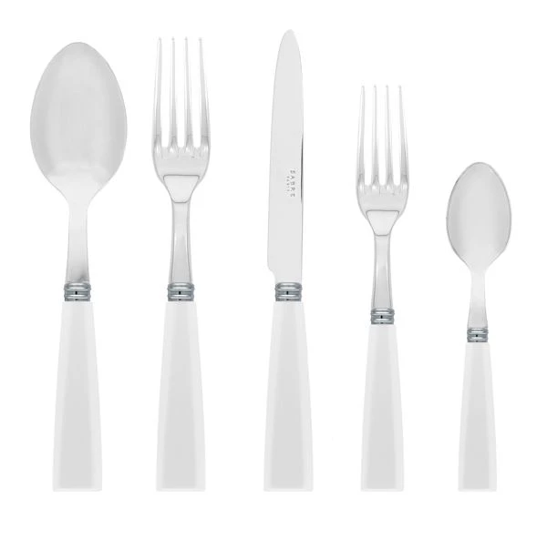 Sabre NATURA 5-PIECE FLATWARE | WHITE 1 Sabre NATURA 5-PIECE FLATWARE | WHITE