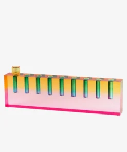 Apeloig Collection JUDAICA ACRYLIC MENORAH | MULIT-COLOR