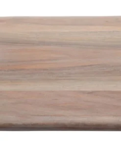 BIDK Home ACACIA WOOD CHEESEBOARD WITH LEATHER STRAP SERVING