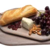 BIDK Home ACACIA WOOD CHEESEBOARD WITH LEATHER STRAP SERVING