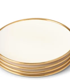 Aerin ELIA DESSERT PLATE SET CREAM THE TABLE