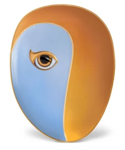 L'Objet LITO EYE OVAL TRAY | BLUE & ORANGE