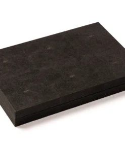 Wilouby International SHAGREEN BACKGAMMON SET | CHOCOLATE