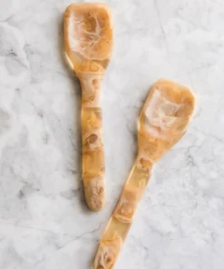 CDMX Design RESIN SIMPLE SALAD SERVER SETS 4 COLORS! SERVING