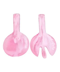 Nashi Home SERVING SWIRL RESIN JUMBO SALAD SERVERS | VARIOUS COLORS