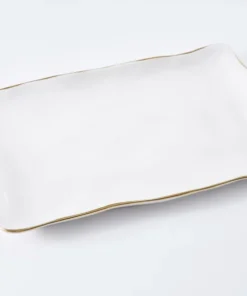 Pampa Bay SERVING GOLDEN HANDLE TRAY LARGE