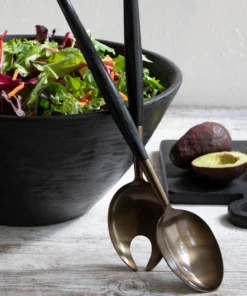 Be Home BLACK MANGO WOOD BOWL SERVING