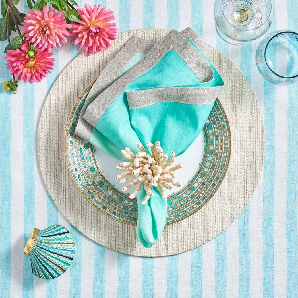 Kim Seybert SEASIDE PLACEMAT NATURAL THE TABLE 4 Kim Seybert SEASIDE PLACEMAT NATURAL THE TABLE