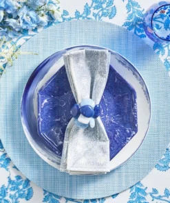 Kim Seybert PORTOFINO PLACEMAT PERIWINKLE