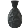 Sagebrook Home MATTE ANGLER VASE | BLACK | LOW THE HOME