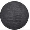 Kim Seybert THE TABLE CROCO PLACEMAT CHARCOAL