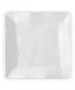 Q Squared RUFFLE MELAMINE SQUARE DINNERWARE