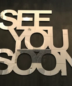 EYE CANDY SEE YOU SOON MIRROR ART WALL DECOR
