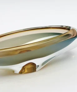 Global Views CANOE BOWL PISTACHIO & AMBER THE HOME