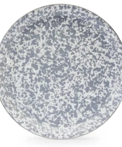 Golden Rabbit SERVING ENAMEL SWIRL TRAY GREY