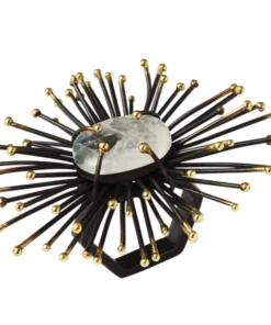 Kim Seybert FLARE NAPKIN RING BLACK & GOLD