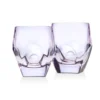 Godinger (GOD) DRINKWARE KNIGHTSBRIDGE DOF SET/ 2 AMETHYST