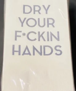 Print Appeal GUEST HAND TOWELS PACK | DRY YOUR F*CKIN HANDS