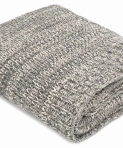 Merben THE HOME SERRA THROW | DARK GREY