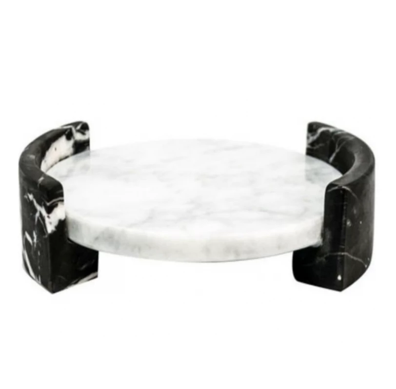 Vetta Home MARBLE RING CAKE & CHEESE BOARD SERVING 1 Vetta Home MARBLE RING CAKE & CHEESE BOARD SERVING