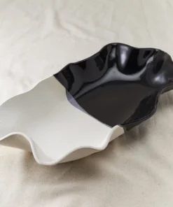 Style Union Home THE HOME WILLOW TRAY BLACK & WHITE