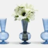 Kim Seybert THE HOME TESS BUD VASE SET/3 CADET BLUE