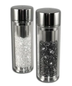 Nouvelle Collections/Artistiq CRYSTAL-FILLED SALT & PEPPER SHAKER