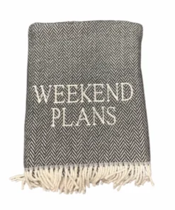 A Soft Idea WEEKEND PLANS THROW | VARIOUS COLORS THE HOME