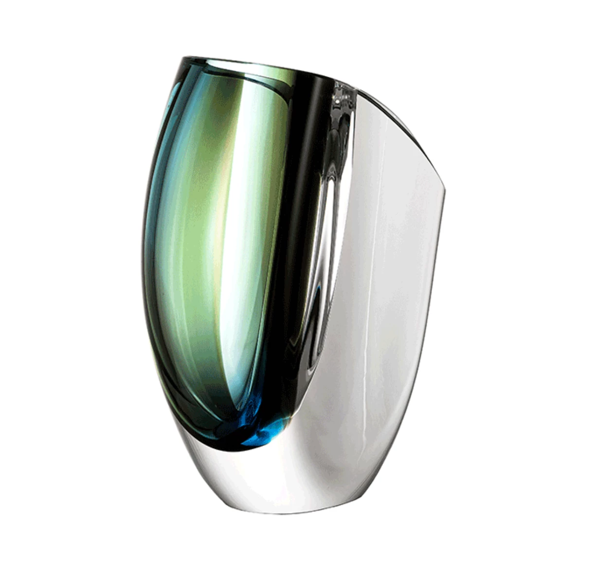 Orrefors Kosta Boda MIRAGE VASE | GREEN & BLUE | LARGE THE HOME 1 Orrefors Kosta Boda MIRAGE VASE | GREEN & BLUE | LARGE THE HOME