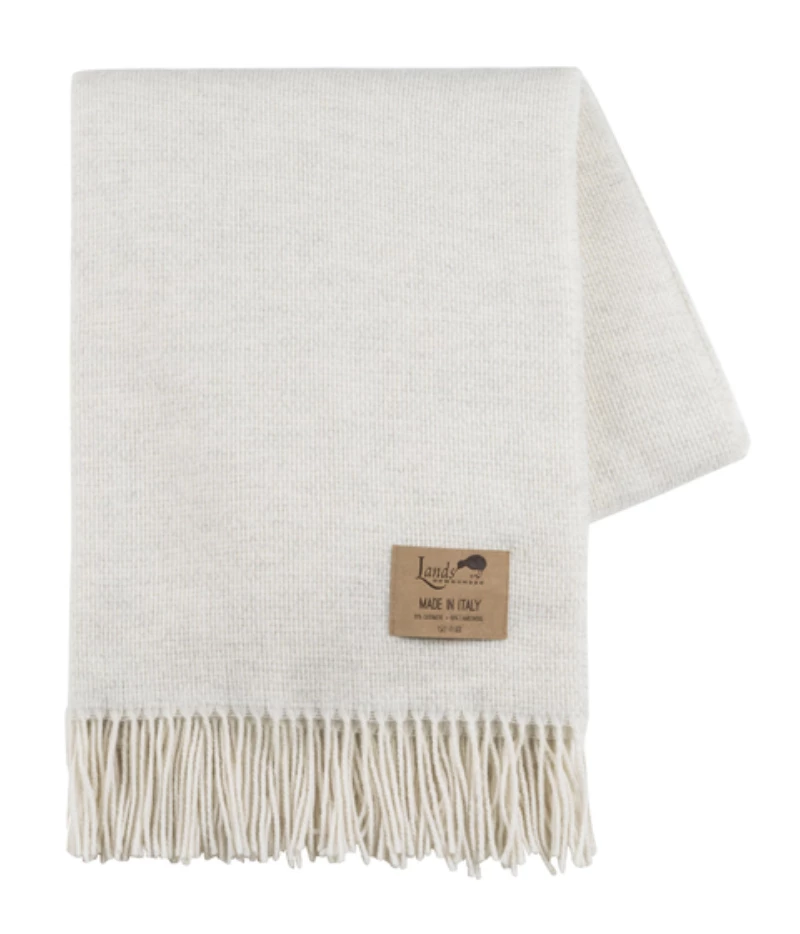 Lands Downunder JUMO CASHMERE THROW | HEATHERED IVORY THE HOME 1 Lands Downunder JUMO CASHMERE THROW | HEATHERED IVORY THE HOME