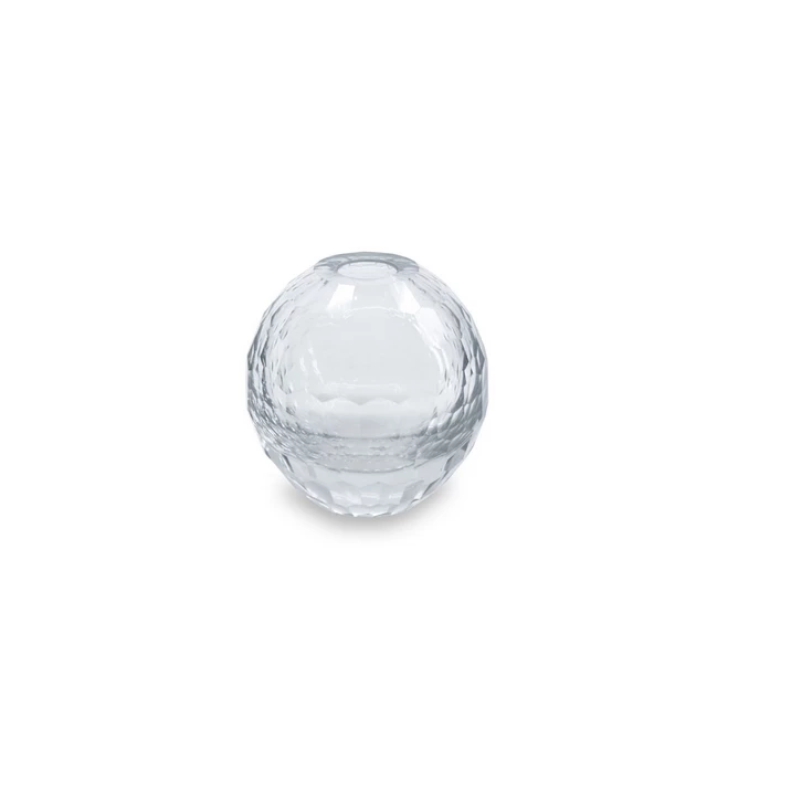 Beatriz Ball THE HOME FACETED BUD VASE | CLEAR | ROUND 2 Beatriz Ball THE HOME FACETED BUD VASE | CLEAR | ROUND