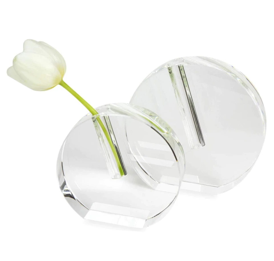 Tizo CRYSTAL ROUND BUD VASE THE HOME 1 Tizo CRYSTAL ROUND BUD VASE THE HOME