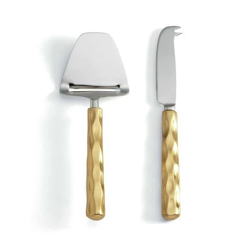 Michael Wainwright TRURO CHEESE SET | GOLD SERVING 1 Michael Wainwright TRURO CHEESE SET | GOLD SERVING