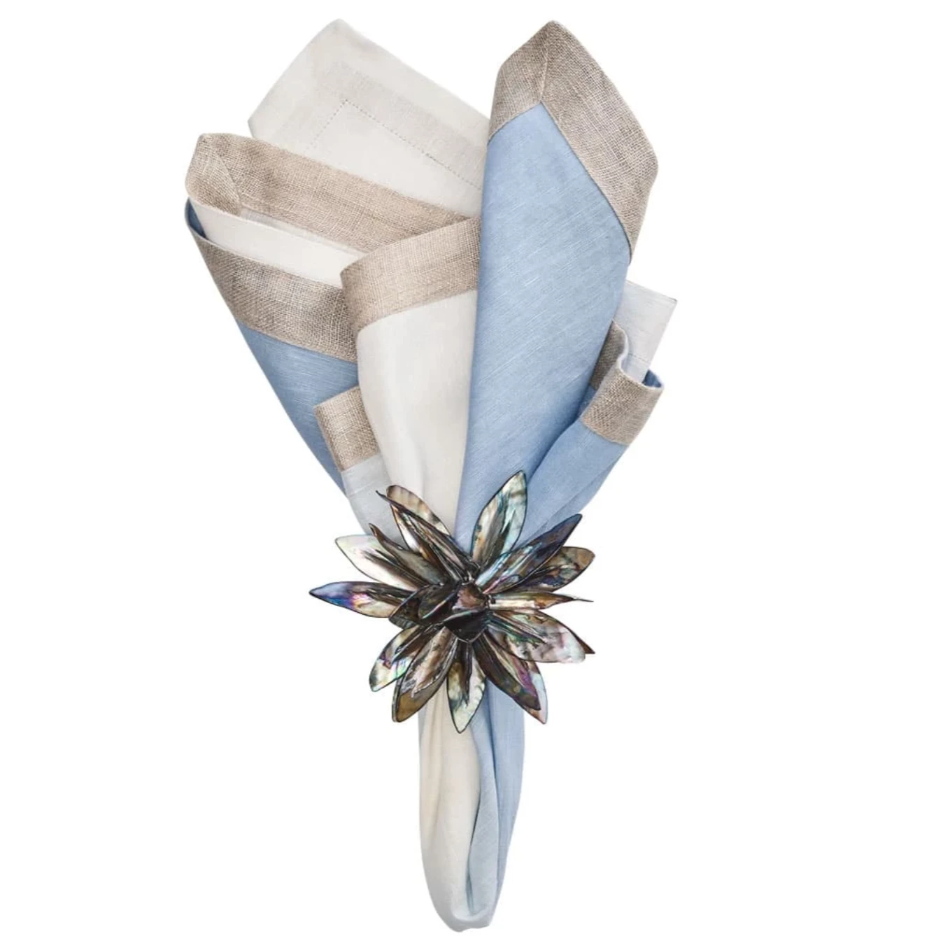 Kim Seybert DIP DYE NAPKIN PERIWINKLE 2 Kim Seybert DIP DYE NAPKIN PERIWINKLE