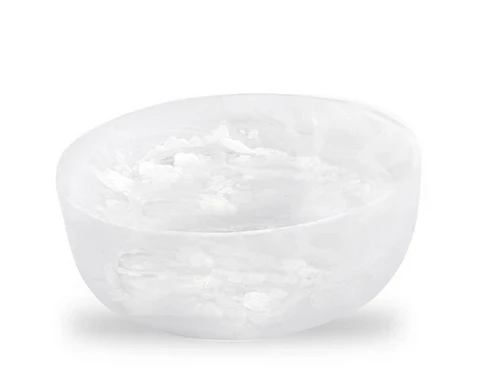 Nashi Home SERVING SWIRL RESIN ROUND BOWL | WHITE | VARIOUS SIZES 2 Nashi Home SERVING SWIRL RESIN ROUND BOWL | WHITE | VARIOUS SIZES