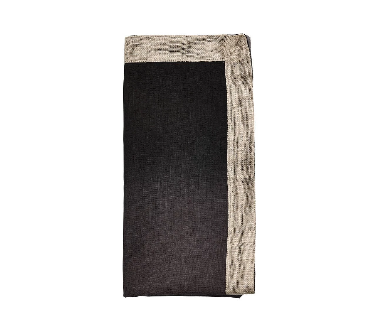 Kim Seybert THE TABLE DIP DYE NAPKIN GREY & BLACK 5 Kim Seybert THE TABLE DIP DYE NAPKIN GREY & BLACK