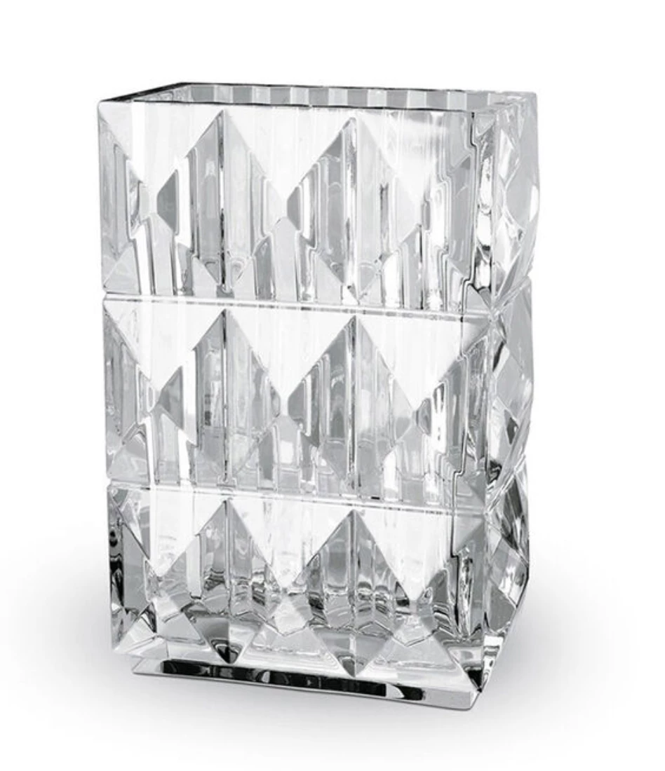 Baccarat LOUXOR RECTANGULAR VASE 1 Baccarat LOUXOR RECTANGULAR VASE