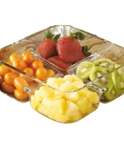 Majestic Gifts/Barski RELISH FOUR PART DISH SERVING 6 Majestic Gifts/Barski RELISH FOUR PART DISH SERVING