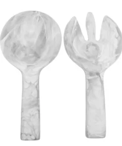 Nashi Home SERVING SWIRL RESIN JUMBO SALAD SERVERS | VARIOUS COLORS