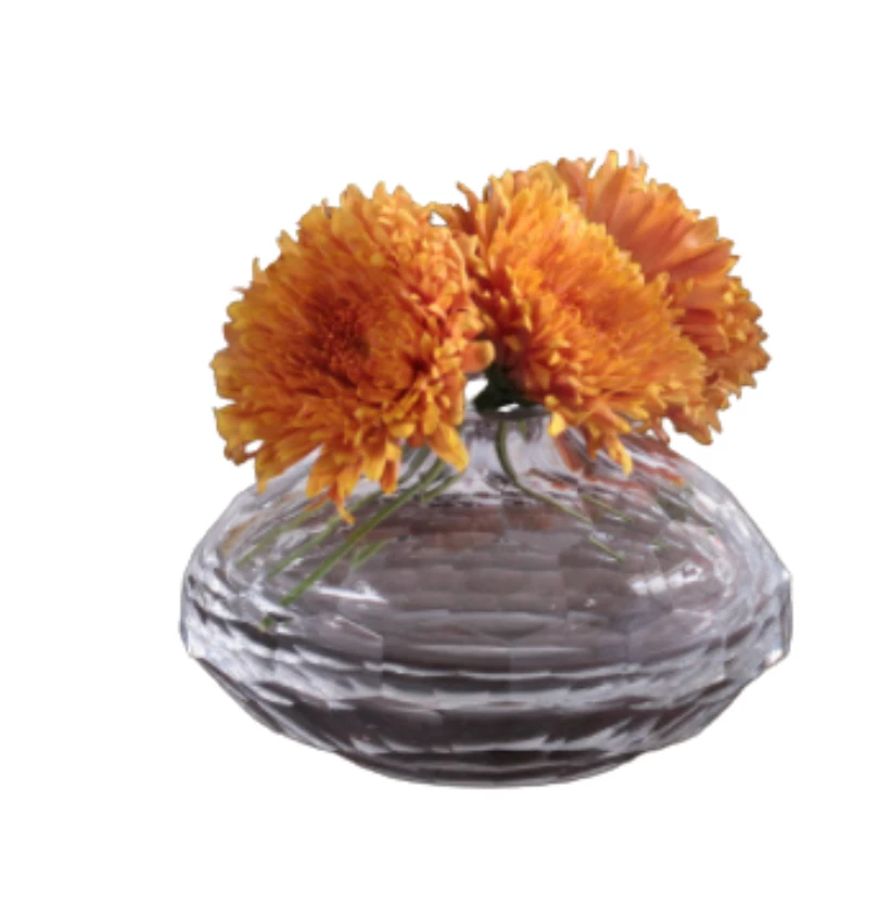 Beatriz Ball FACETED BUD VASE | CLEAR | SHORT THE HOME 1 Beatriz Ball FACETED BUD VASE | CLEAR | SHORT THE HOME