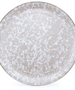 Golden Rabbit SWIRL SERVING TRAY TAUPE-